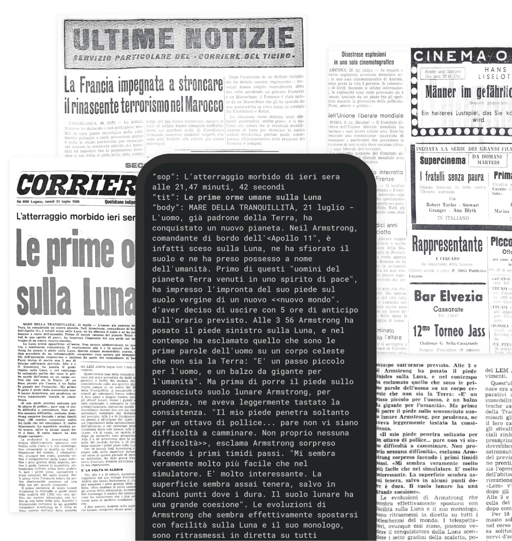 Digitalizzare l archivio del Corriere del Ticino Goodcode